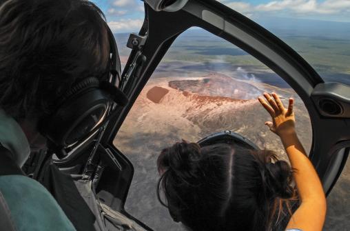 Circle of Fire - вертолетная экскурсия над вулканами острова Гавайи (Big Island)