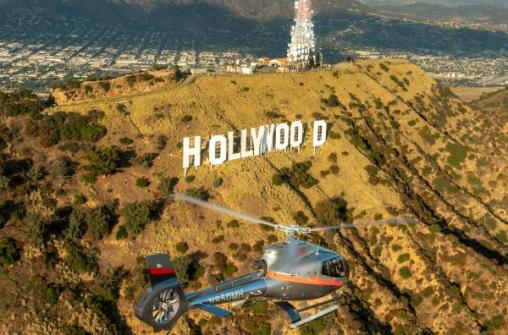 Вертолетные прогулки над Лос-Анджелесом и калифорнийским побережьем.