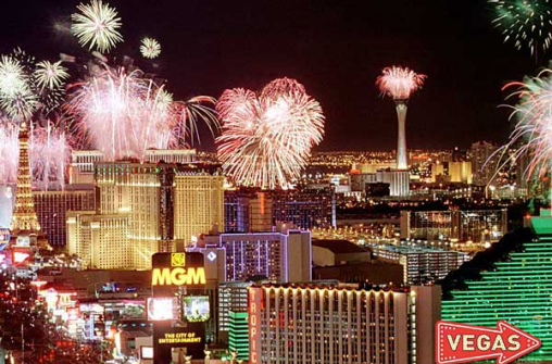 Встреча Нового Года в Лас-Вегасе 31 декабря 2012 года